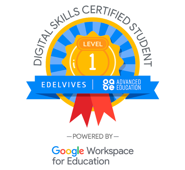 Certificación de Estudiantes: Digital Skills Certified L1 Google